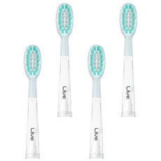 라이브오랄스 호환 전동 칫솔모 리필 데일리 초극세모 4개입, 1세트, P-ORAONE25