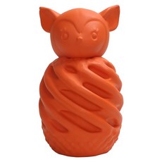 5ABONE 怪菠蘿精靈寵物咀嚼玩具 DIY漏食磨牙潔齒玩具, 橙紅色, 1個