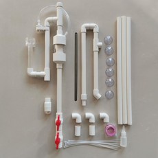 집똥기 어항 분리기 집진기 외부형 배설물 필터 수족관 똥집기 여과기, 4. 25튜브 사이펀 풀세트, 1개