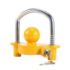 도난 방지 잠금 커플러 연결 트레일러 견인 볼 캠핑 트레일러에 적합, 1개, 1. A 1PC