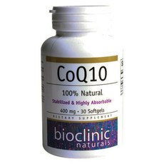 Bioclinic Naturals 輔酶 Q10 400 毫克無麩質軟膠囊, 1個, 30入