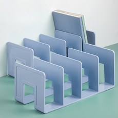 4단 북엔드 책꽂이 2p, 블루