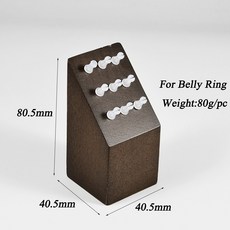 스레드 홀더 스탠드 보석 케이스 선반 멀티 상단 저장 도구와 나무 바디 피어싱 쥬얼리 디스