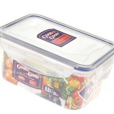 돈스텔 보관바구니 밀폐용기 직사각 0.8L