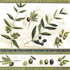 올리브 냅킨 5장 K-25-010