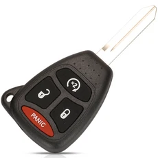 쿠쿠스토어 Jingyuqin-자동차 원격 키 셸 커버 크라이슬러 3/4 아스펜 닷지 다코타 두랑고 그랜드 사령관 2, 06 I style