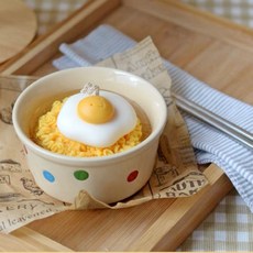 生日面》香薰蠟燭可愛雞蛋方便麪男生少女生日禮物送閨蜜ins小衆, 1個, 藍風鈴,/煎蛋泡麪【火柴+禮盒+賀卡】