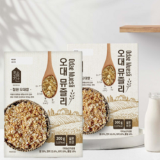 철원오대쌀플레이크 시리얼 오대뮤즐리 300g 2개