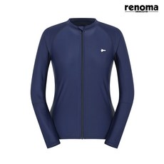 레노마수영복 여성 심플 집업래쉬가드 상의 네이비 (RN-CS2E701_NV)