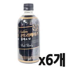 롯데칠성음료(주) 칸타타 콘트라베이스 블랙앤샷, 500ml, 6개