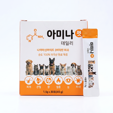 배석철의 아미나펫 고함량 비타민B3 나이아신아마이드 강아지 고양이 관절 피모 종합 영양제, 1개, 45g