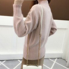 梨卡 女裝綿羊絨高領針織毛衣 長袖保暖舒適上衣 多色柔軟穿搭