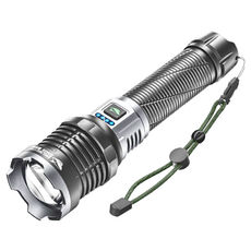 微笑鯊 SD5271 高亮強光手電筒 爆亮變焦手電筒 露營燈 防水巡邏照明燈, 1個, 微笑鯊 SD-5271-4K