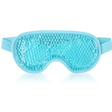 꼼꼼마미 눈 온찜질팩 눈냉찜질 온열 냉온 수면 안대 블루, 1개