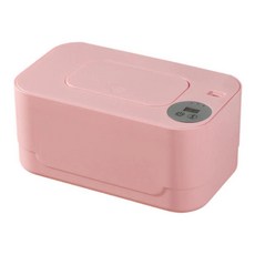 가열식 물티슈 디스펜서 야외 디스플레이 휴대용 여행 차량 용량 박스, Color: 1. pink, 1개