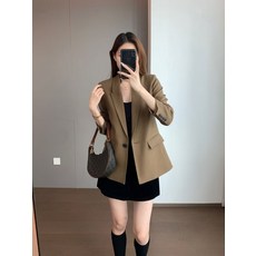 FABRIC ARCHIVE 戧駁領一粒扣西裝外套