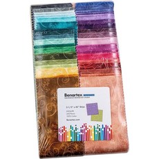 Painted Sky Studio Equinox Strip-Pies 40 6.4cm(2.5인치) 스트립 젤리 롤 Benartex, Painted Sky Studio Equinox Str