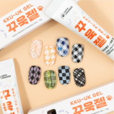 사라프렌즈 꾸욱젤 스탬핑젤 블랙화이트 2종/ 뷰티빈, 1개