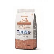 Monge瑪恩吉 天然呵護 成犬糧 鮭魚+米 全犬種配方 12kg, 1個, 成犬(鮭魚+米),, 鮭魚