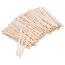 VYNFLICK 눈썹용 나무 왁스 스틱 - 제모 및 공예용 소형 아이스크림 왁싱 600개 눈썹 모양을 위한 천연 목재 어플리케이터 DIY 미술 용품 11st_amz 1900, VYNFLICK 눈썹용 나무 왁스 스틱 - 제모 및 공