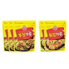 오뚜기 부침가루 1kg 3개 + 튀김가루 1kg 2개, 1개