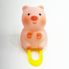 러버덕 풀세트 41종 오리벨 후미등 바이크 자전거 오토바이후미등 헬멧 프로펠러 어린이집 유치원 생일답례품, 36.꿀꿀이, 1개