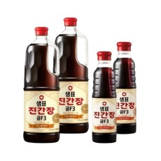 샘표 진간장 금F3 1.7L+500ml 1개, 1.7L, 2개