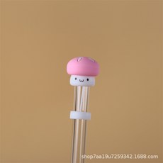 스탠리호환 빨대 뚜껑 마개 실리콘 스트로 캡 악세사리 텀블러용 다용도, 1개, G_핑크