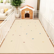 에스이스타 강아지미끄럼방지장판, 1개, 컬러풀 도트