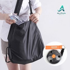 알파 다기능 휴대용접이식 에코백쇼핑백, 블루, 1개