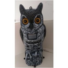 仿真貓頭鷹造型驅鳥獸器，戶外花園農田防鳥裝飾品，逼真造型有效驅趕鳥類