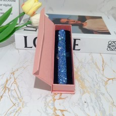 화려한 반짝이 큐빅 보석 사인펜 비즈니스 선물 바레나[VARENA], 0.05mm, 1개, 라이트 블루 다이아몬드  선물 세트