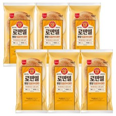 삼립 로만밀 통밀 잉글리쉬머핀 240g (4개입) x 6개 / 맥머핀 냉동 모닝빵 아침대용 간편식