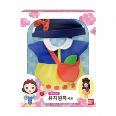 반다이 레미 솔라 백설공주 유치원복 인형옷세트, 혼합 색상, 1개