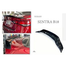 傑暘國際車身部品 全新NISSAN SENTRA B18 2020-2021 R款亮黑尾翼 含烤漆, 1個