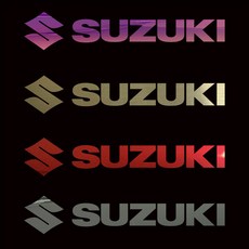 스즈키 SUZUKI 픽시 자전거 바이크 오토바이 장식 데칼 스티커 1EA, 홀로그램_그린(구슬)