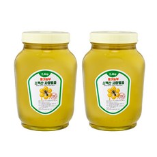 풍기농부 소백산 사양아카시아꿀 2.4k+2.4k (2병세트), 1EA, 2.4kg, 2개