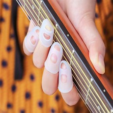 더가몽 기타 바이올린 첼로 연주용 실리콘 서류작업골무, L