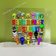 스프렁키스 전사 스티커 만화 비닐 크리스탈 라벨 양각 데칼 자가 접착 방수 컵 병 선물용, 1개, 21. JZHZ115