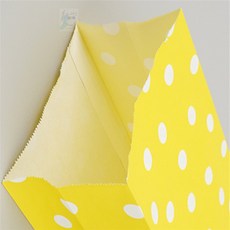 루루팡팡 도트봉투 1P 선물포장봉투, 파랑