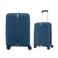[쌤소나이트][수하물 기내용 2종세트] VARRO 캐리어 55/75 PEACOCK BLUE