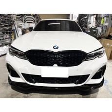 BMW G20 G21 3系 MP款 鋼琴烤漆黑 專用前下巴, 1個