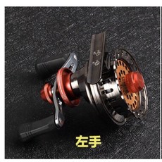全金屬筏釣輪 前打輪捲線器, 1個, 左手捲 L