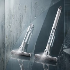 YC8 (롱 숏2P) 스프레이분사 유리창스퀴지 욕실물기제거스퀴지 유리창닦이, 올인원 화이트 롱숏, 2개