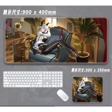 명조 젠니 동인 마우스 패드 키보드 장패드 두께 4mm, 패턴 06, 600x300mm