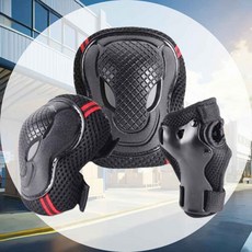 어린이 인라인보호대 블랙 M 스케이트 팔꿈치보호대 안전장비 자전거 팔보호대 스포츠용품