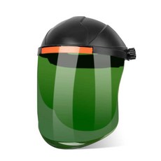 제초 농약 예초 제품 안면보호구 화면 단독 얼굴 마스크 가리개 보안면, 1개, 1. 녹색 스크린 블랙탑 1개