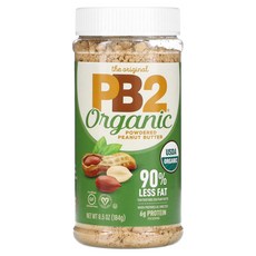 PB2 Foods 더 오리지널 PB2 유기농 땅콩버터 분말 184g(6.5oz) 2팩