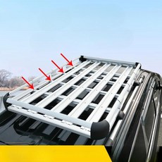 SUV용 자동차 루프랙 짐받이 바스켓 캠핑 캐리어 차량용 적재 프레임, 1개