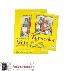 美國strathmore絲蒂摩300系列水彩膠裝畫本(亮黃色), 1個